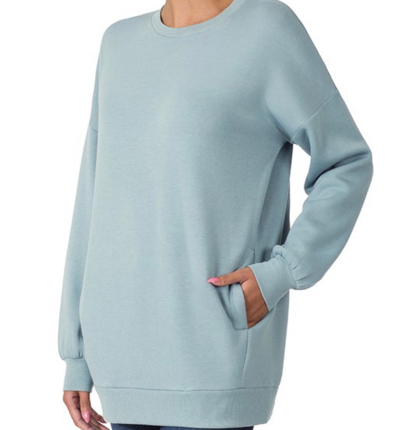 Blue Gary Stretch Sweater