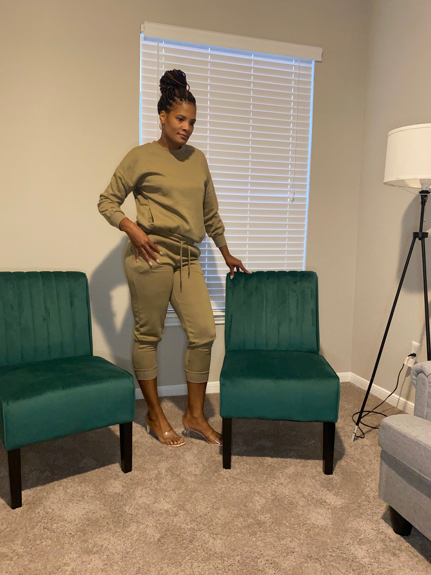 Khaki Joggers Set